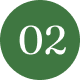 Green badge displaying 02