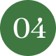 Digit 04 on green background